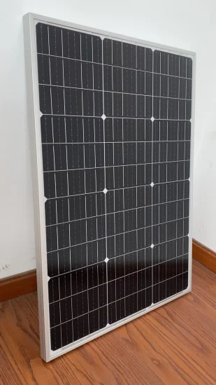 Pequeños mini paneles solares de forma redonda de color negro 20W 18V Mono DIY para luz solar