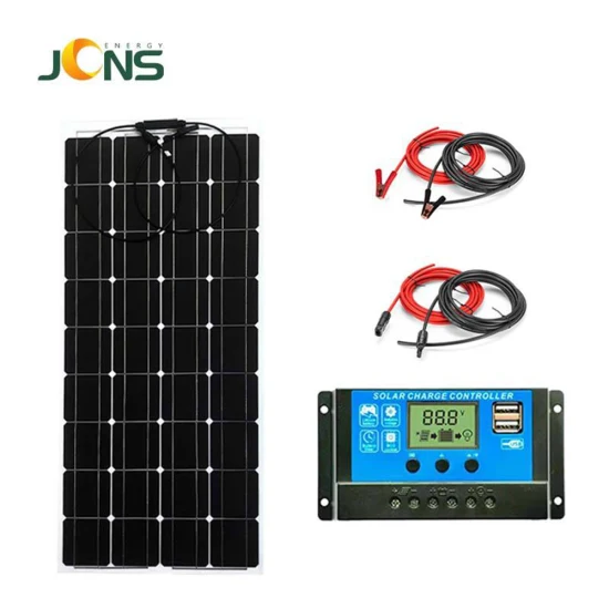 Kits de paneles fotovoltaicos para el hogar de bricolaje Paneles solares semiflexibles de 100W