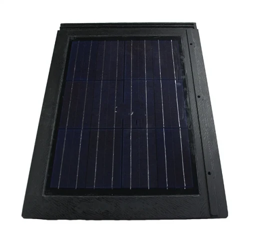 El mejor panel solar de techo monocristalino eficiente Techo de teja solar para el hogar Producto Tejas de tejas solares Fotovoltaica