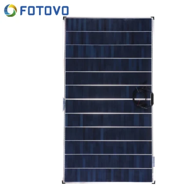 Comercio al por mayor de alta calidad bifacial mono módulo solar Black Shingle 670W