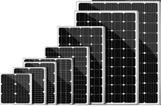 Componente de tamaño pequeño y alta densidad con una eficiencia máxima del 21,2 % Panel solar